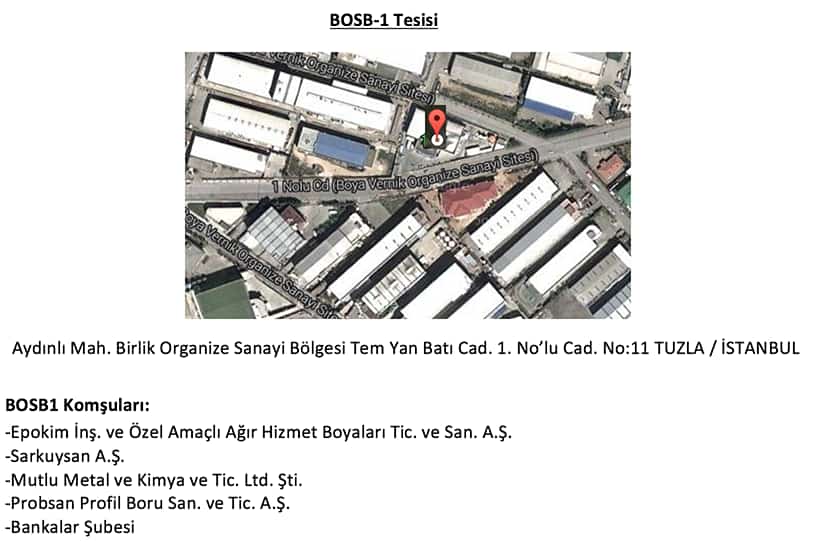 BOSB-1 Tesisi