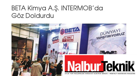 Beta Kimya A.Ş. İntermob'da Göz Doldurdu